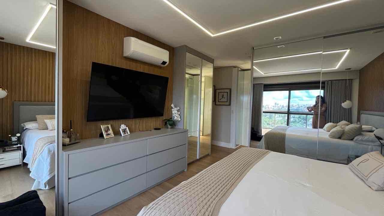 Apartamento semi mobiliado à venda, Edifício Palazzo Veronesi, 240m² úteis, 4 quartos sendo 2 suítes - Bela Suiça, Londrina, PR