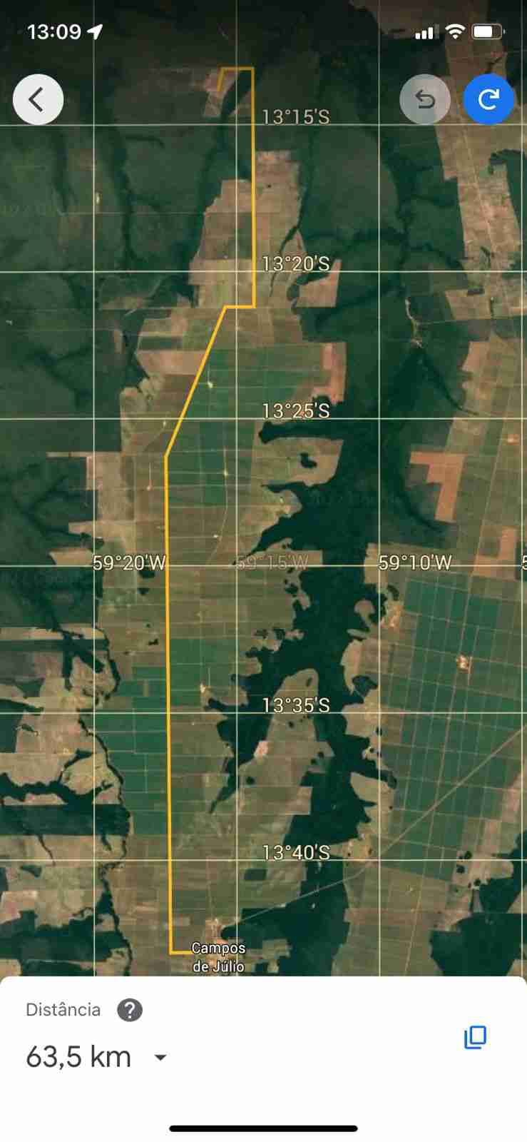 Fazenda 3000 hectares à venda , área plana, casa sede, barracão, poço artesiano, internet e 63 km da cidade de Campos de Julio MT