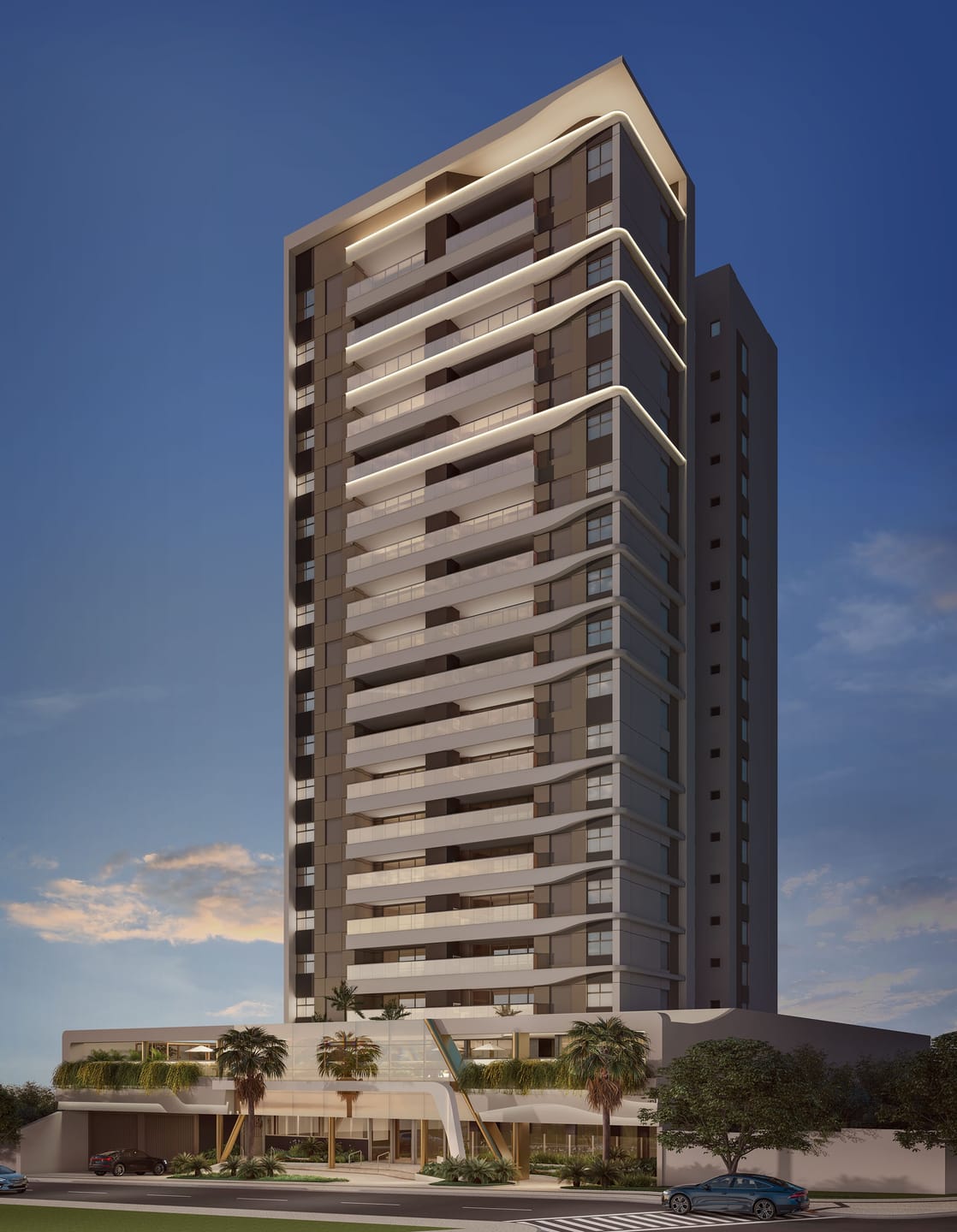 Apartamento na planta  à venda, Edifício ORO, 159m² úteis, 3 suítes, 2 vagas,  Nova prochet - Londrina, PR
