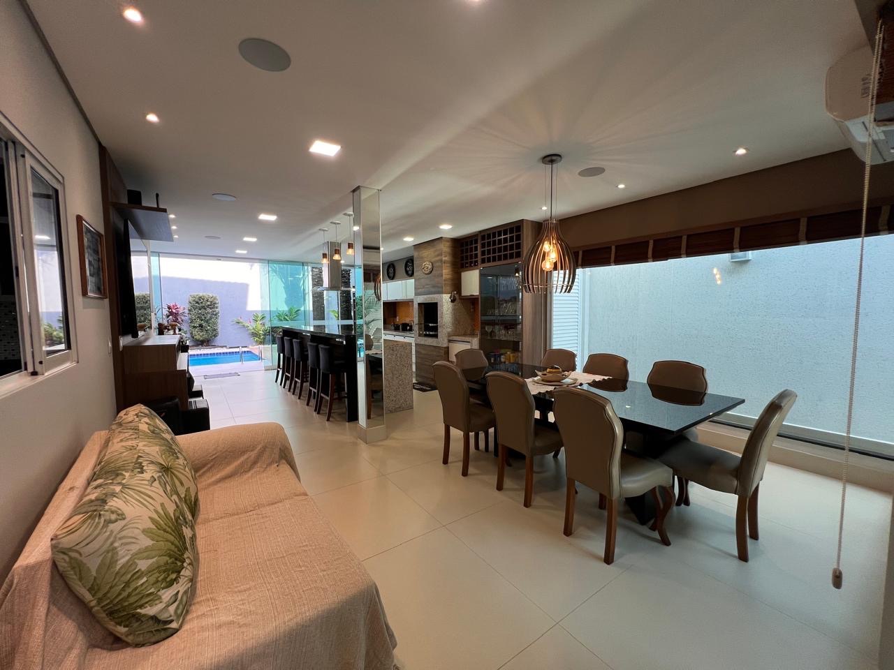 Casa à venda, Condomínio Terras de Santana, 4 quartos sendo 2 suítes, piscina, toda planejada - Gleba Fazenda Palhano, Londrina, PR