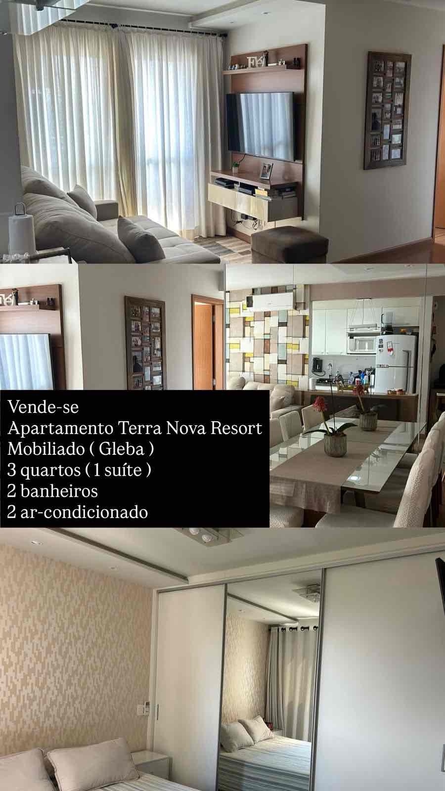 Apartamento à venda, Edifício Residencial Terranova, 67m² úteis, 3 quartos sendo 1 suíte, mobiliado - Gleba Fazenda Palhano, Londrina, PR