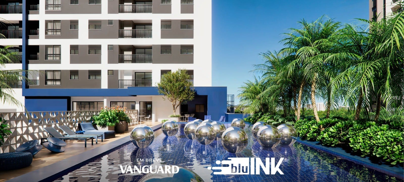 Apartamento na planta, Edifício Blu Ink, 62m² úteis, 2 quartos sendo 1 suíte, andar alto- Gleba Palhano  Londrina Pr