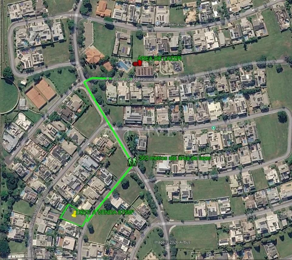 Terreno 875m²  À Venda no Condomínio Villaggio Do  Engenho Cambé