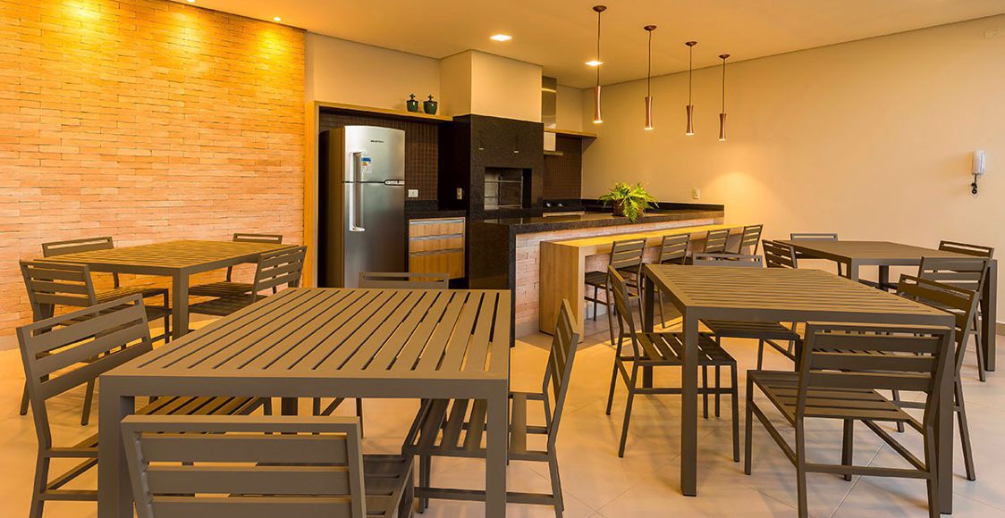 Apartamento à Venda, Edifício  Reserva Santana, 75m² úteis, 2 quartos sendo  1 suíte, mobiliado  - Gleba Fazenda Palhano- Londrina, PR