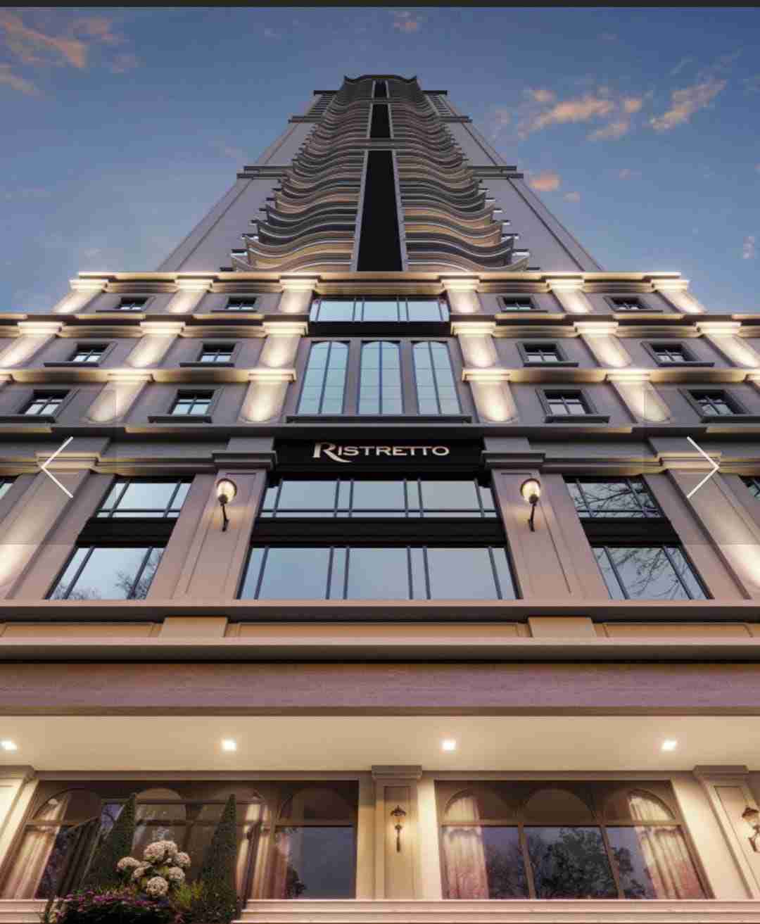 Lançamento apartamento a venda, 243m² úteis,  4 suítes, 3 vagas, Edifício Ristretto vista mar, piscina privativa, entrega dezembro 2025 - centro 