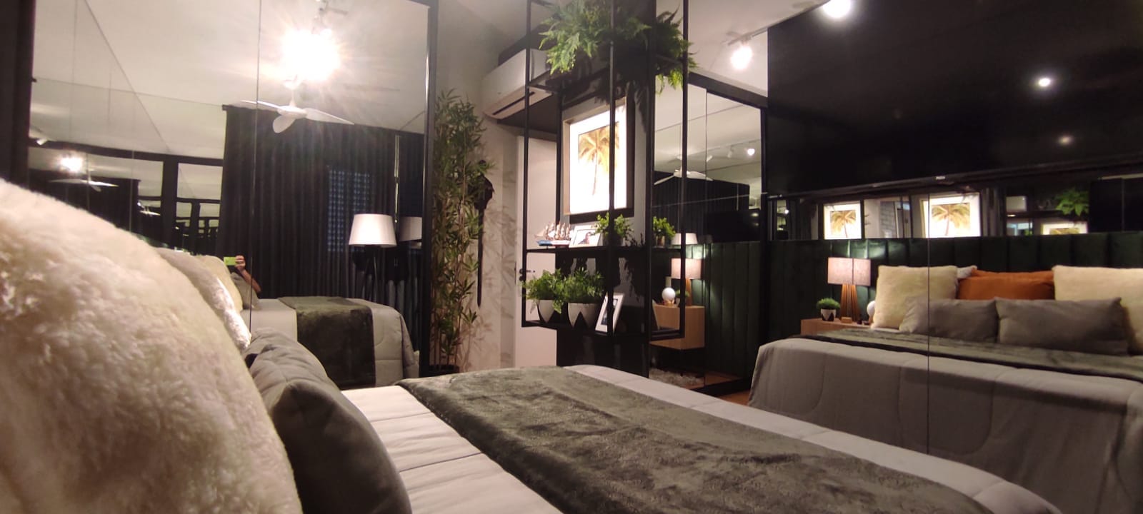 Apartamento a venda,Ed Sunset Faria Lima, 54m² úteis,2 quartos, móveis planejados, andar alto -  Gleba Fazenda Palhano, Londrina, PR