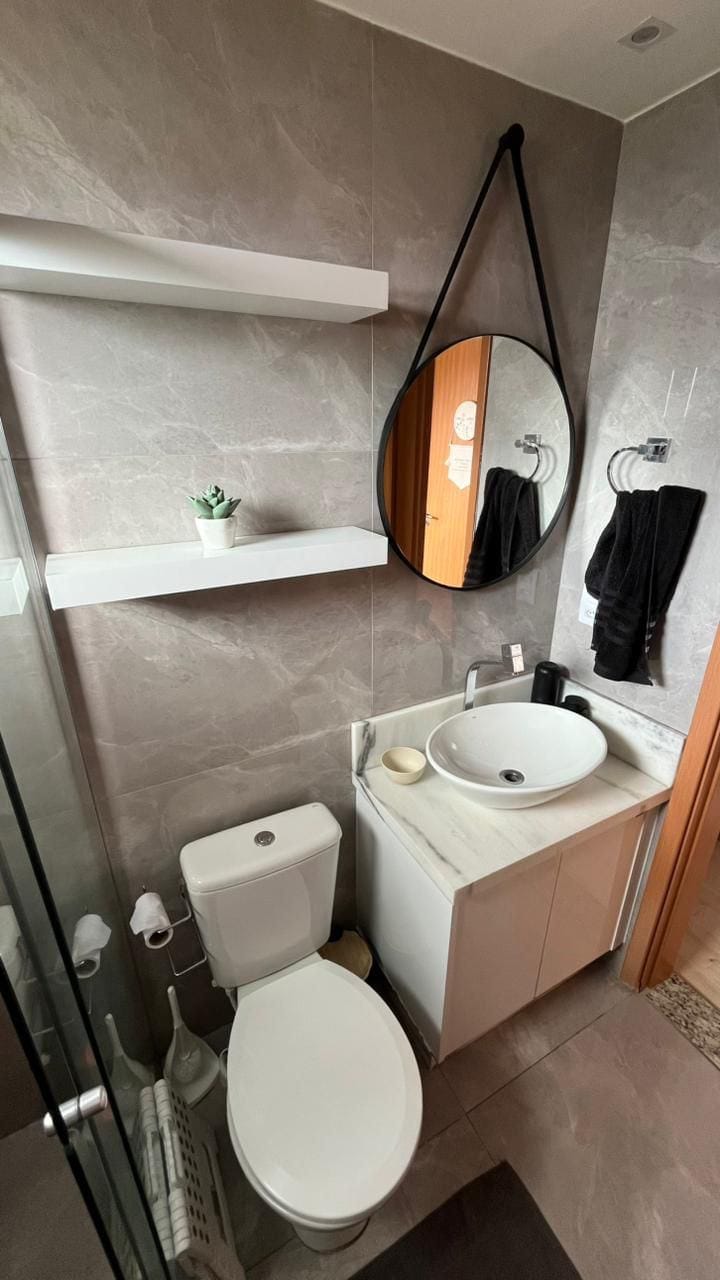 Apartamento à venda, Edifício Spazio Louvre, 46m² úteis, 2 quartos, mobiliado - Gleba Fazenda Palhano, Londrina, PR
