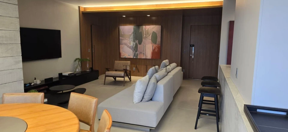 Apartamento à venda, Edifício Champs Élysées, 130m² úteis, 3 suítes, 3 vagas, andar alto, mobiliado, varanda gourmet - Gleba Palhano, Londrina, P - foto 6
