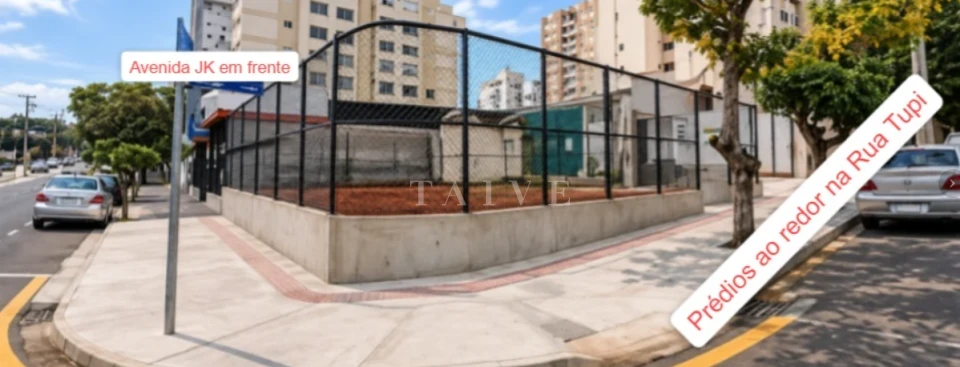 Imagens do imóveis Aluga-se terreno de esquina na Avenida Juscelino Kubitschek de 244 m² por 4 mil.