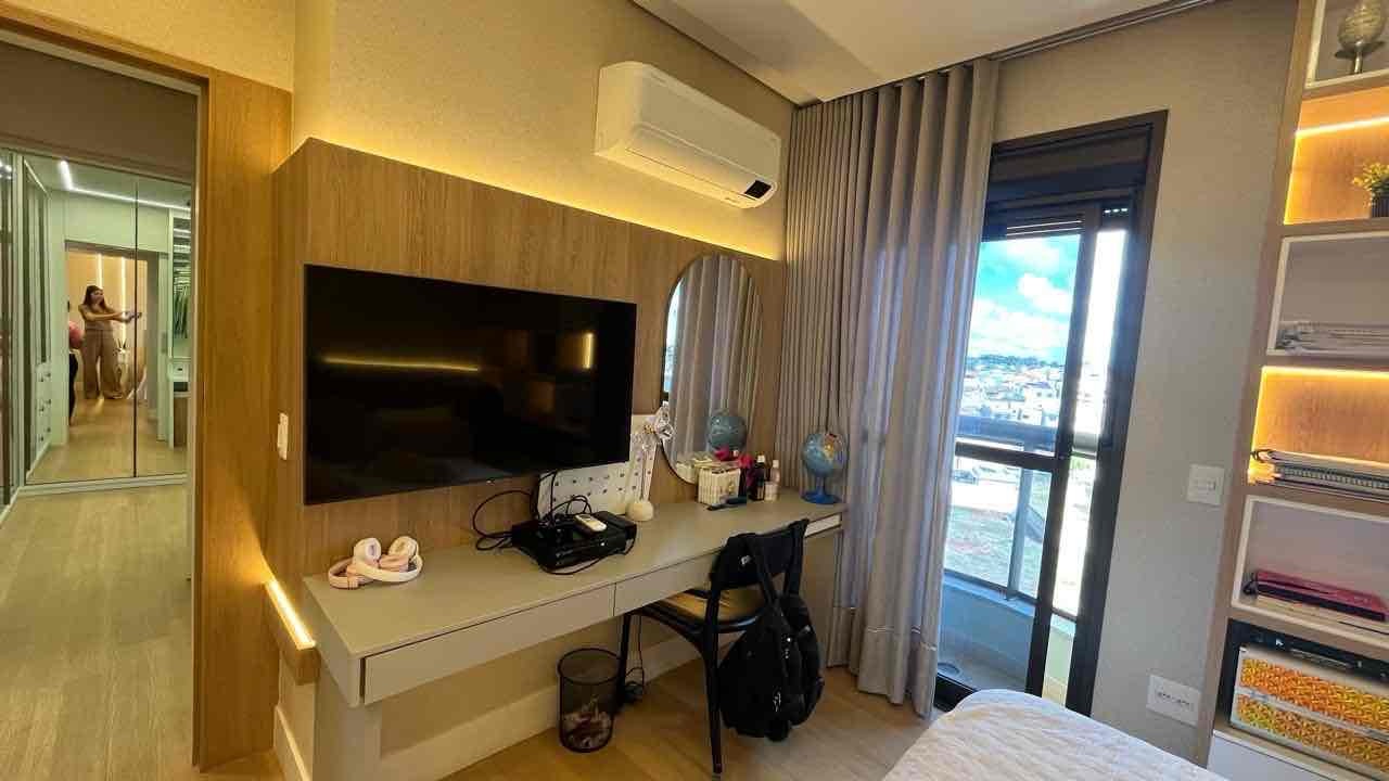 Apartamento semi mobiliado à venda, Edifício Palazzo Veronesi, 240m² úteis, 4 quartos sendo 2 suítes - Bela Suiça, Londrina, PR