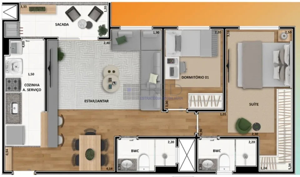 Imagens do imóveis APARTAMENTO - VIBE - 64 M2 - 2 VAGAS DE GARAGEM