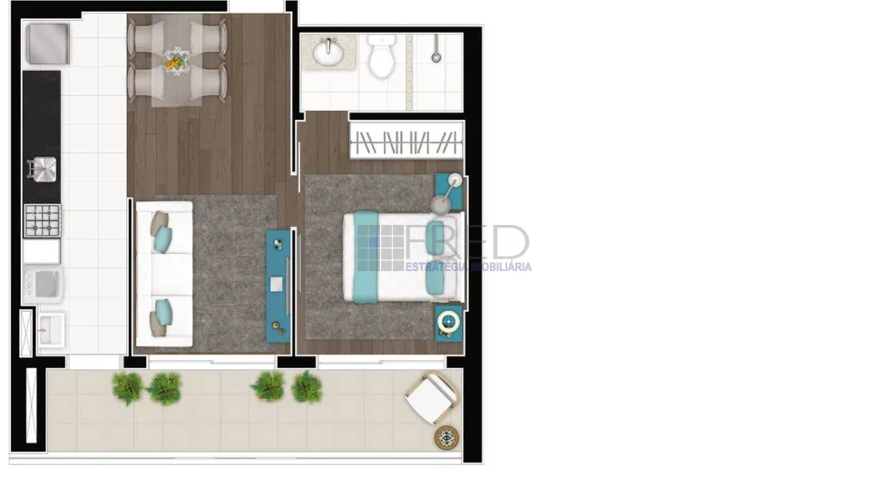APARTAMENTO A VENDA - JH  PALHANO