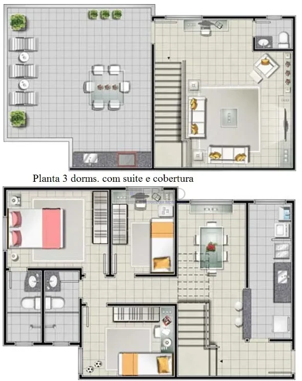 APARTAMENTO  DUPLEX A VENDA - RESIDENCIAL VILLA BELLA
