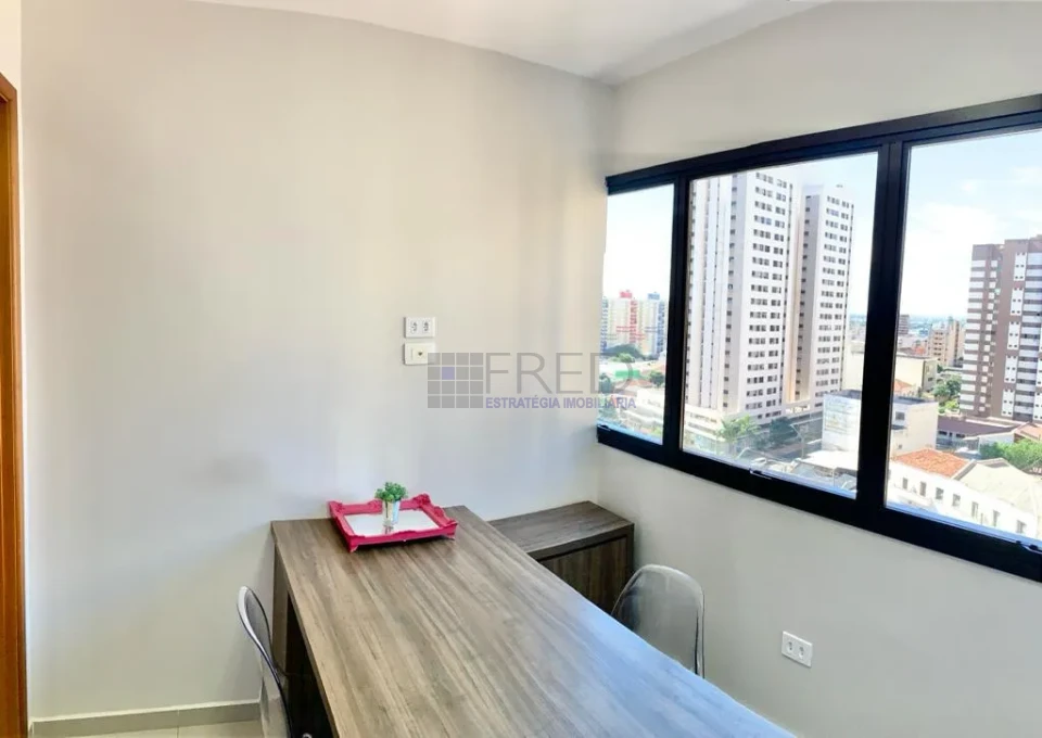 SALA COMERCIAL-MOBILIADA Á VENDA - COMPLEXO EMPRESARIAL OSCAR FUGANTI