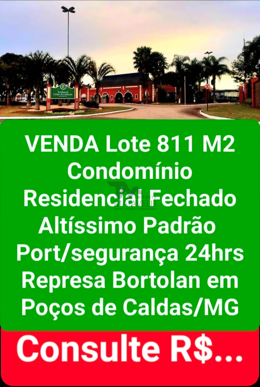 Terreno À Venda Campo Da Cachoeira Poços De Caldas