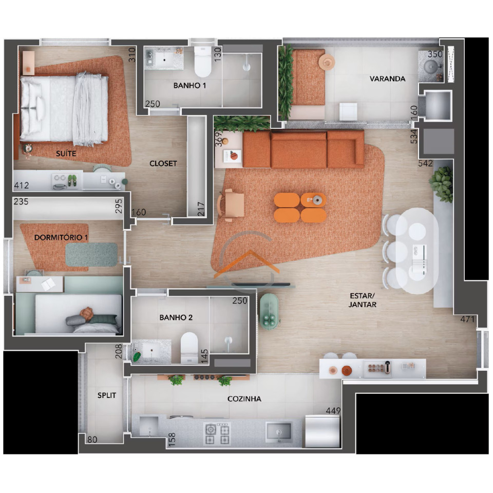 Apartamento na planta à venda -  Summer Imagens do imóveis Apartamento na planta à venda -  Summer