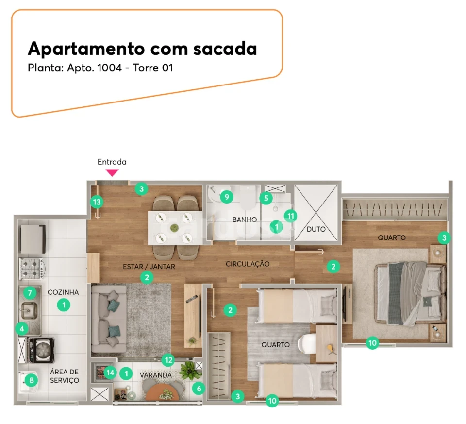 Imagens do imóveis Lançamento por R$ 300.000,00 – Acquaville – Londrina/PR