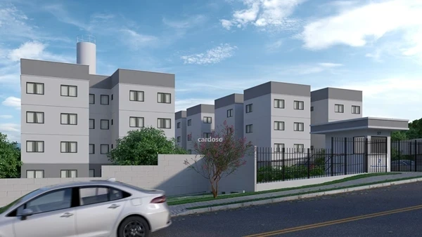 Apartamento com 2 dormitórios para locação, 43 m² por R$ 900 – Semiramis – Londrina/PR