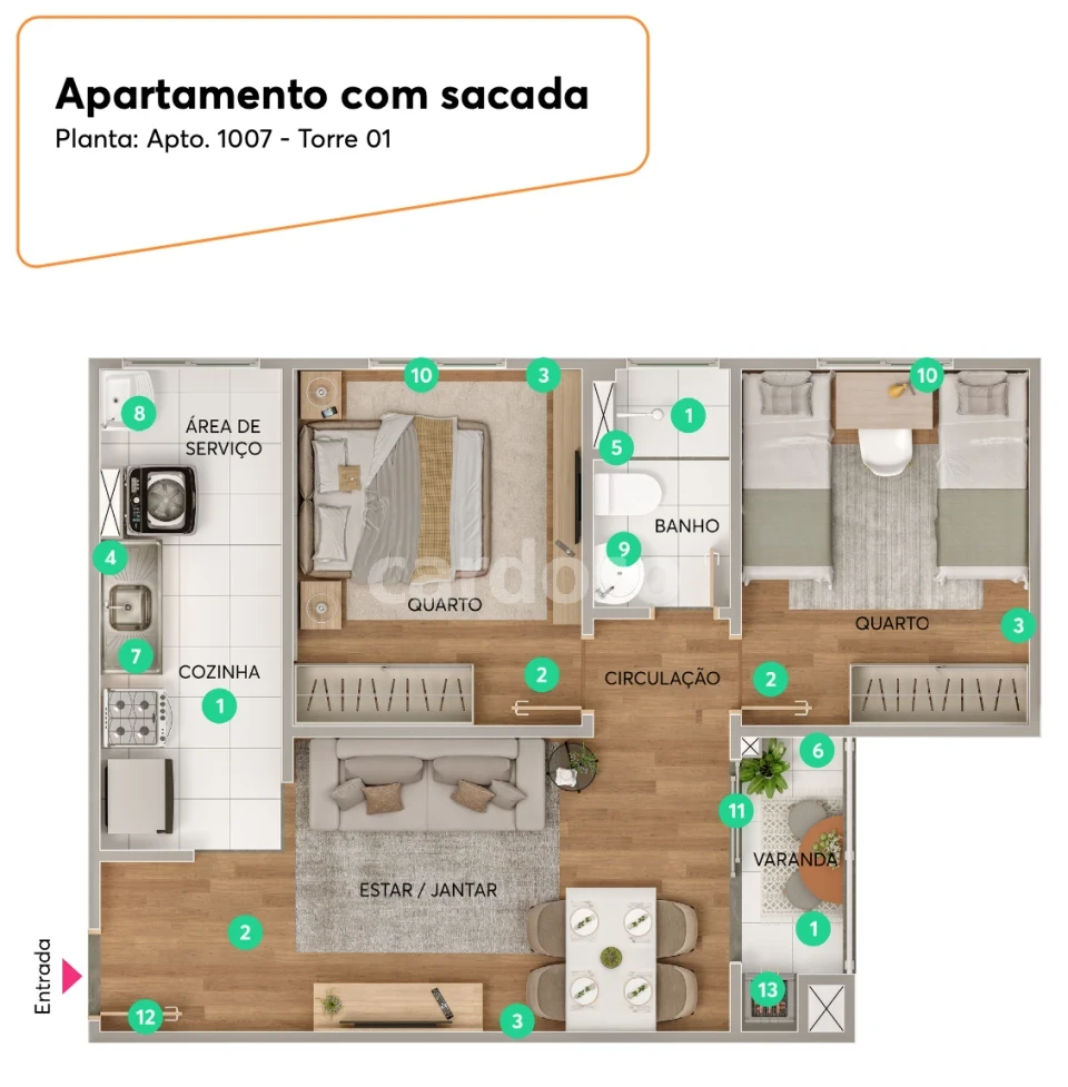 Imagens do imóveis Lançamento por R$ 300.000,00 – Acquaville – Londrina/PR