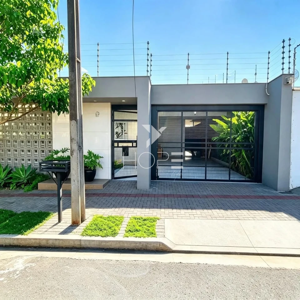 Imagens do imóveis Casa à venda com 201,60 m² - 3 quartos - 1 suíte master - espaço gourmet - terreno de 384 m² - Bairro Amaro - Londrina PR