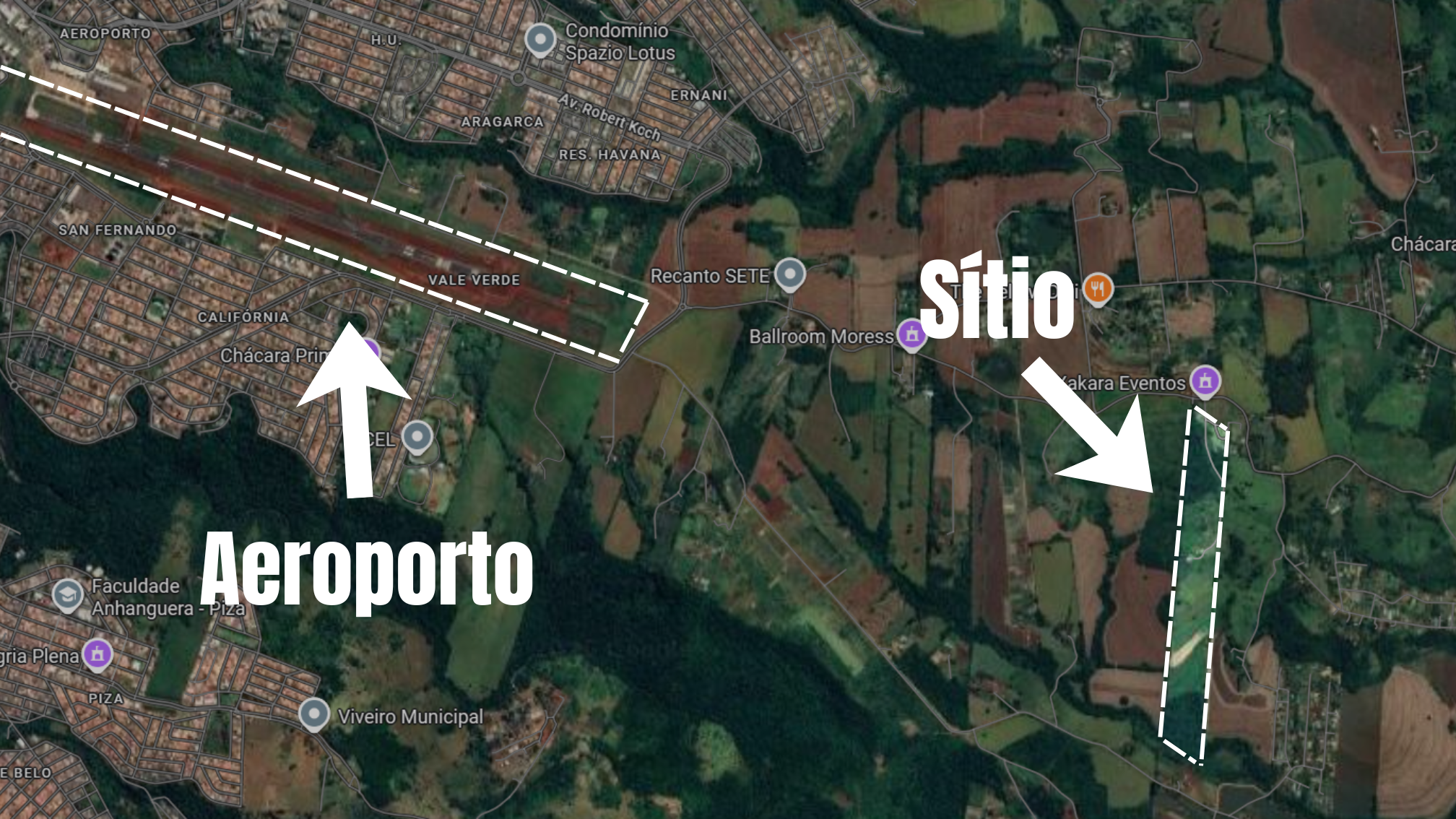 Imagens do imóveis Sítio à Venda – 9.5 Alqueires (229.900 m²) – Estrada dos Piriquitos – Londrina/PR