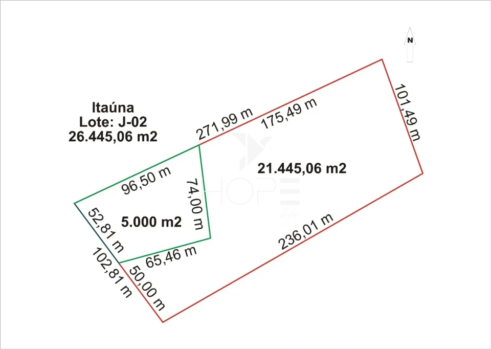 Condomínio de Chácaras Itaúna - terreno molhado para chácara à venda com 21.445m² - Ibiporã PR