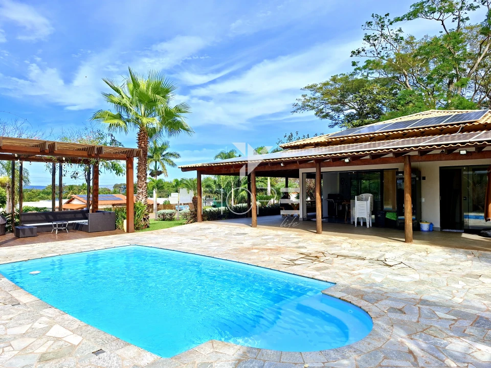 Imagens do imóveis Condomínio Riviera do Poente - chácara à venda com 1.300 m² - 2 quartos - 1 suíte - 4 vagas -  piscina - Alvorada do Sul PR