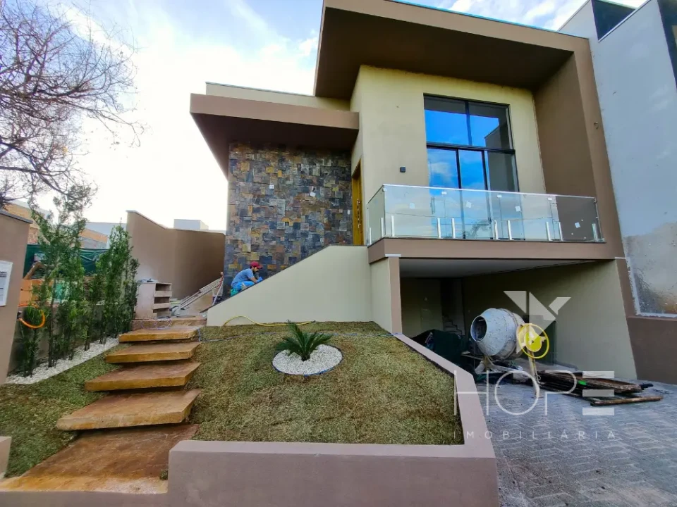 Imagens do imóveis Casa nova no  Condomínio Heimtal Park em Londrina – 3 quartos e área gourmet