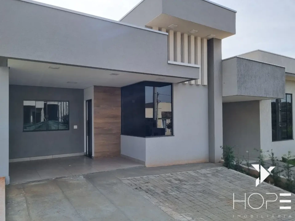Casa térrea 3 quartos (suíte c/ closet) | Área gourmet + Condomínio Heimtal Park – Londrina