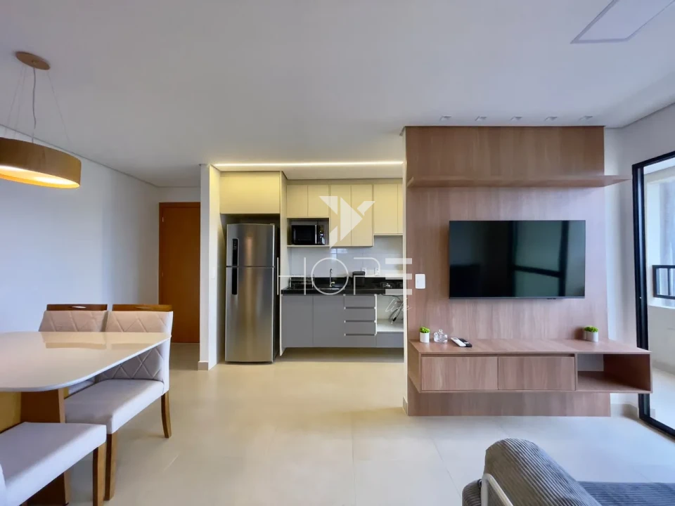 Imagens do imóveis Apartamento Mobiliado para Locação – 57m² – 2 Quartos (1 Suíte) – Residencial Le Chalet – Parque Jamaica – Zona Oeste – Londrina/PR