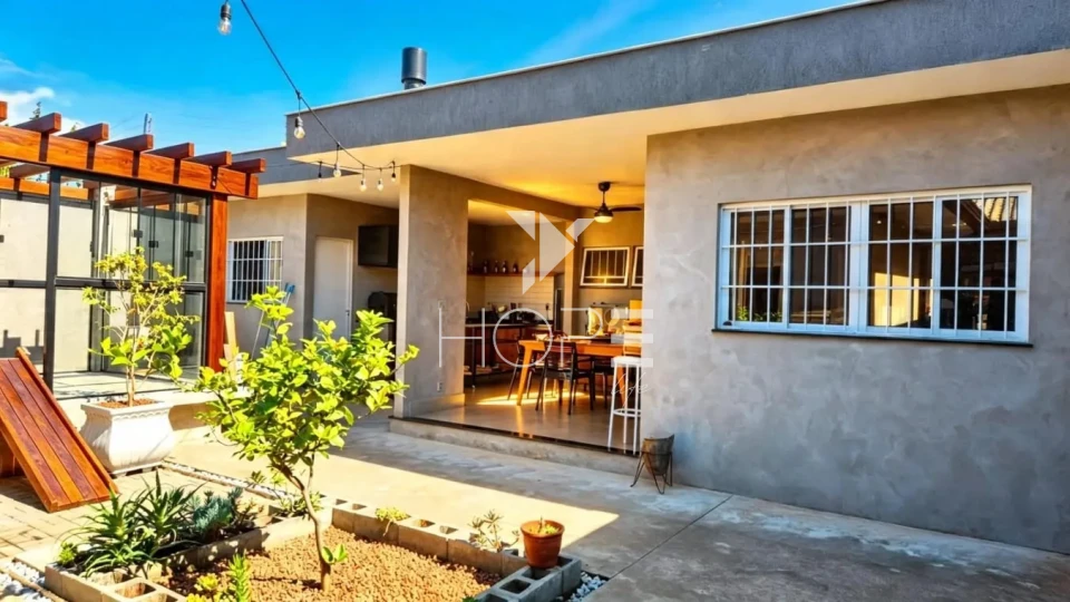 Imagens do imóveis Casa à venda com 201,60 m² - 3 quartos - 1 suíte master - espaço gourmet - terreno de 384 m² - Bairro Amaro - Londrina PR