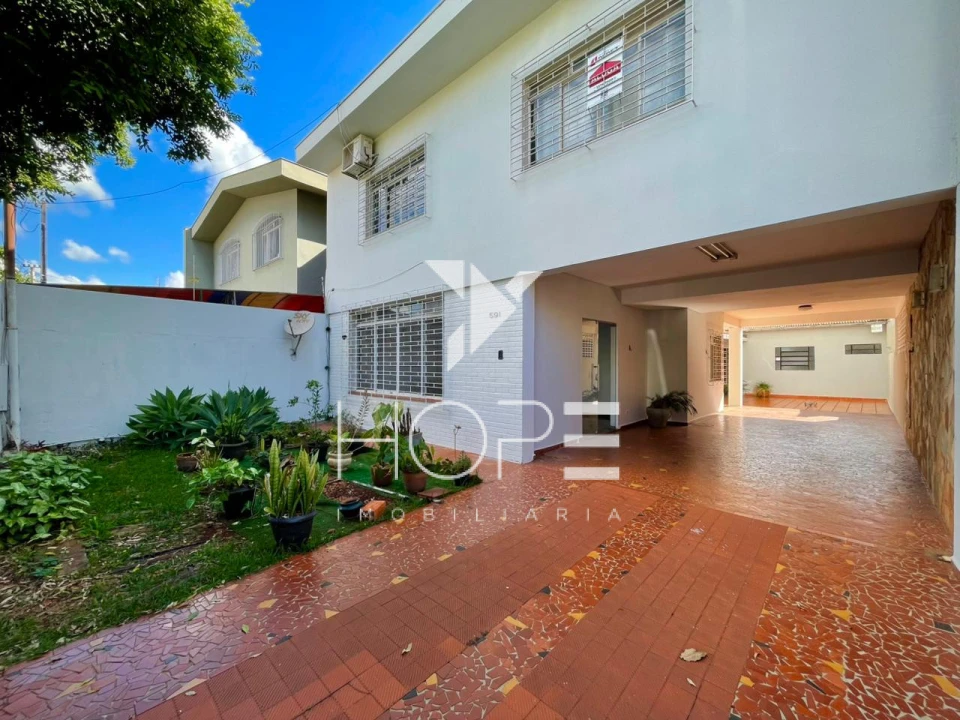 Sobrado com Edícula para Venda e Locação – 5 Quartos – Jardim Londrilar – Centro – Londrina/PR