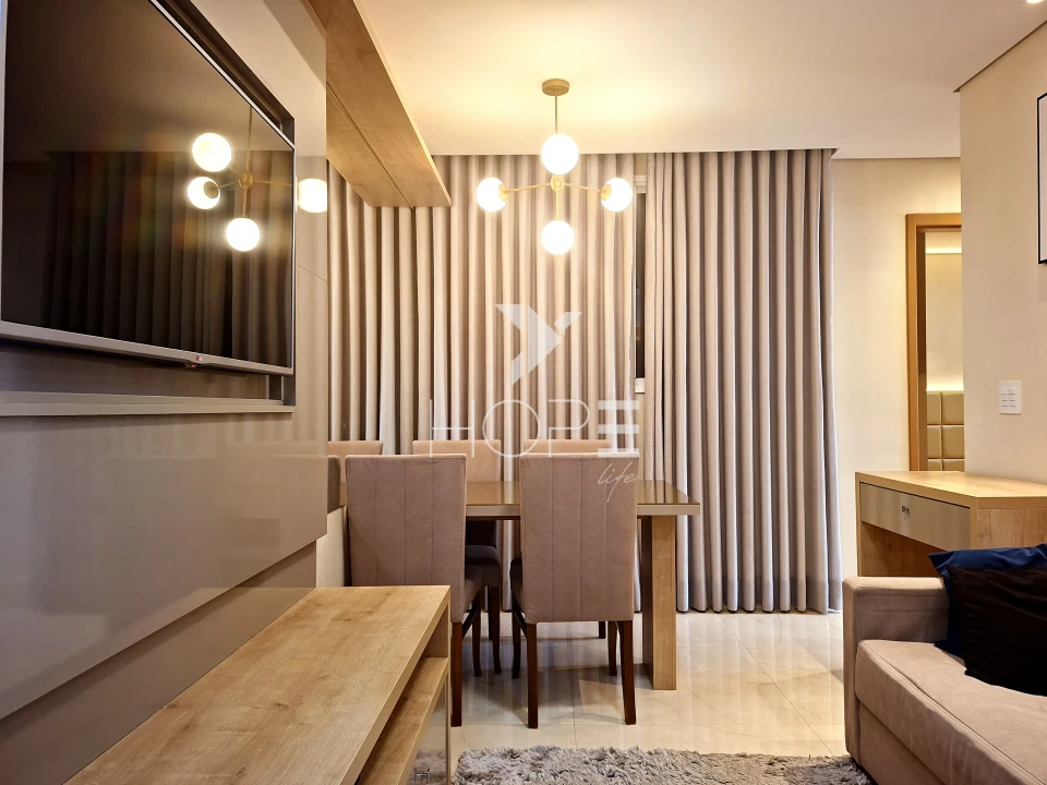 Imagens do imóveis Condomínio Lagoa Dourada - Apartamento à venda com 43m² - 2 quartos - último andar - semi mobiliado - acquaville  - Londrina PR
