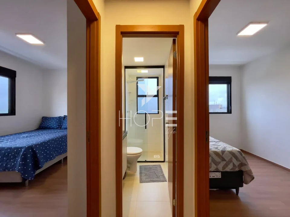 Imagens do imóveis Apartamento Mobiliado para Locação – 57m² – 2 Quartos (1 Suíte) – Residencial Le Chalet – Parque Jamaica – Zona Oeste – Londrina/PR