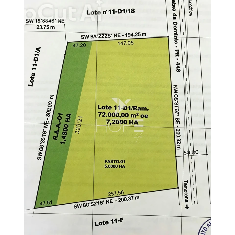 Imagens do imóveis Terreno à Venda – 72.500m² – Jardim Jamile Dequech – Região Sul – Londrina/PR