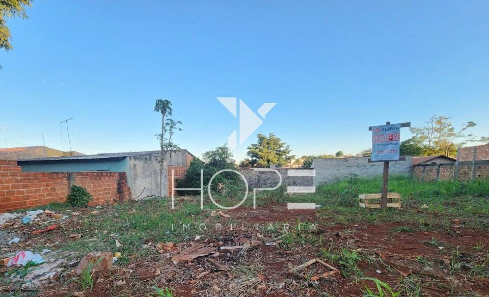 Terreno à Venda  Próximo à Av. Saul Elkind – Jardim Palmeiras – Zona Norte – Londrina PR