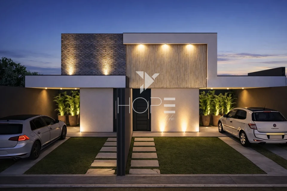 Imagens do imóveis Casa nova geminada à venda – 3 quartos – 104 m² – Jardim Bandeirantes – Zona Oeste – Londrina/PR