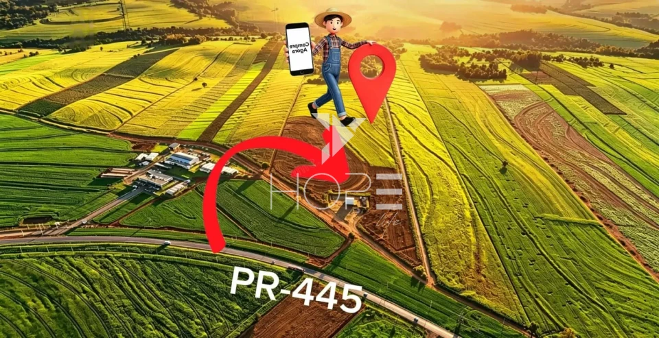Imagens do imóveis Área estratégica à venda com 266.200 m² - 11 alqueires - frente industrial na Rodovia PR-445 - Cambé PR