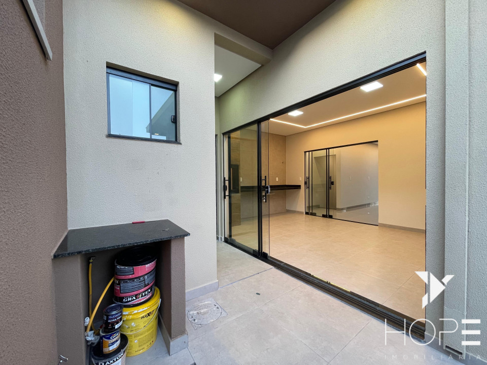 Imagens do imóveis Casa nova no  Condomínio Heimtal Park em Londrina – 3 quartos e área gourmet