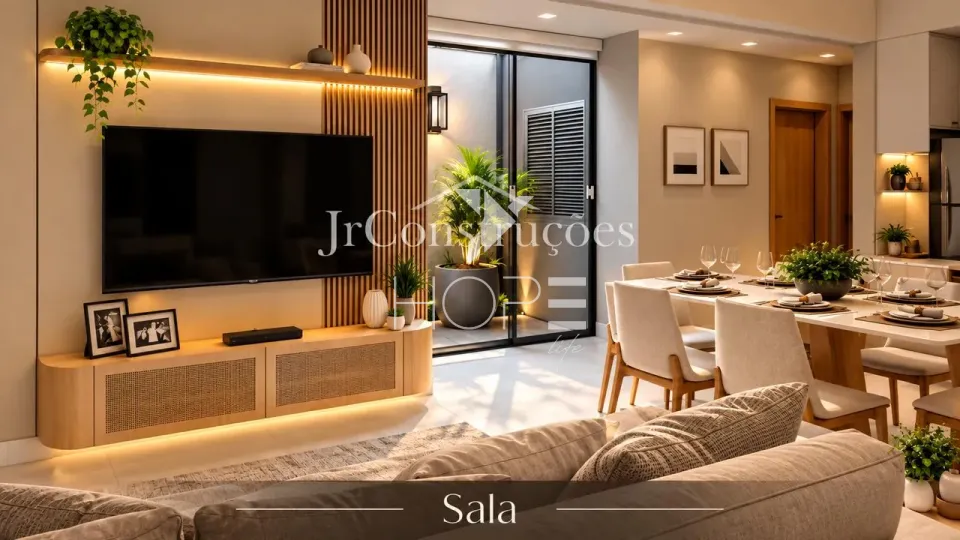 Imagens do imóveis Casa Nova em Condomínio à Venda – 82m² – 2 Quartos (1 Suíte) – Morada das Flores Rosas – Cambé/PR
