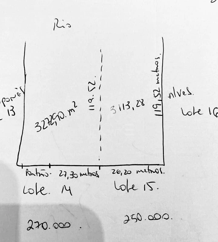 Terrenos de Chácara Molhada à Venda com Fundo para Rio – Alvorada do Sul PR