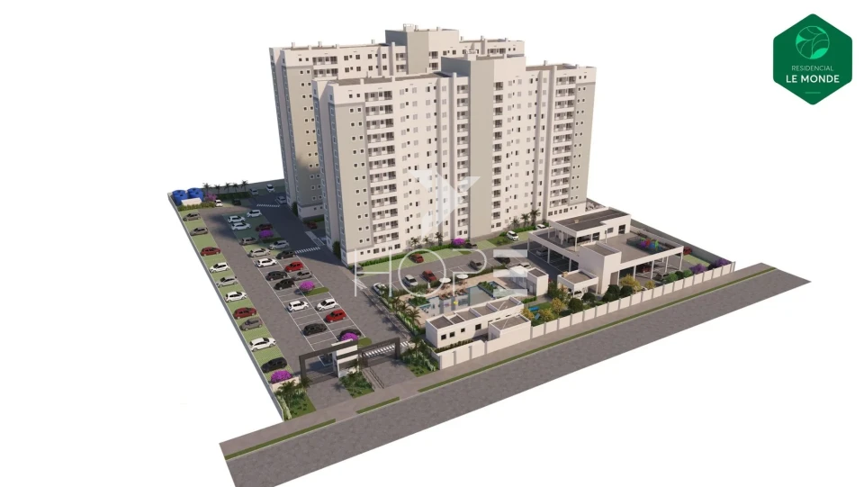 Imagens do imóveis Apartamento à venda – 2 quartos – Residencial Le Monde MRV – Parque Jamaica – Zona Oeste – Londrina/PR