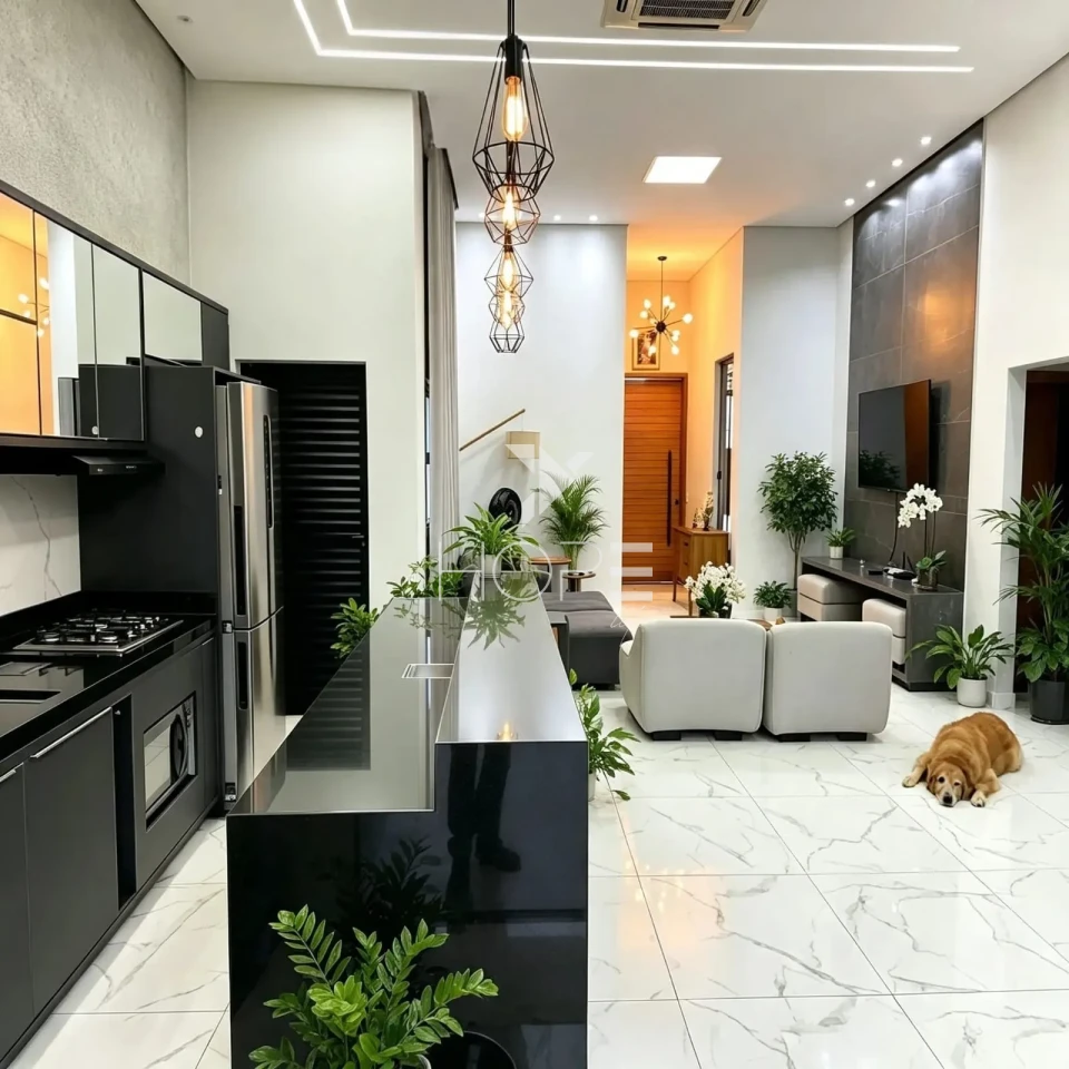 Imagens do imóveis Casa em Condomínio à Venda – 167m² – 3 Quartos (1 Suíte) – Residencial Bellevie – Cambé/PR