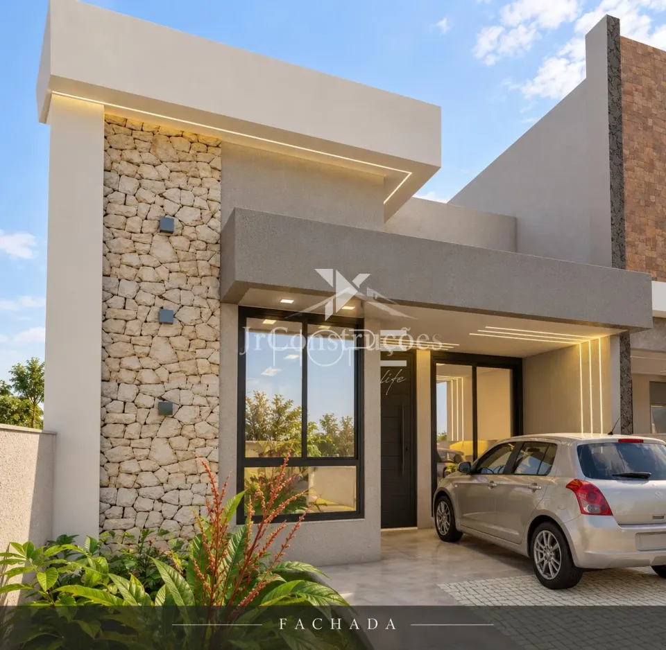 Imagens do imóveis Casa Nova em Condomínio à Venda – 82m² – 2 Quartos (1 Suíte) – Morada das Flores Rosas – Cambé/PR