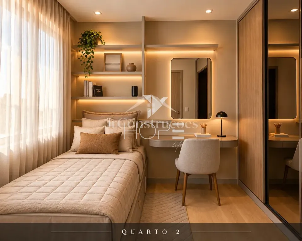 Imagens do imóveis Casa Nova em Condomínio à Venda – 82m² – 2 Quartos (1 Suíte) – Morada das Flores Rosas – Cambé/PR
