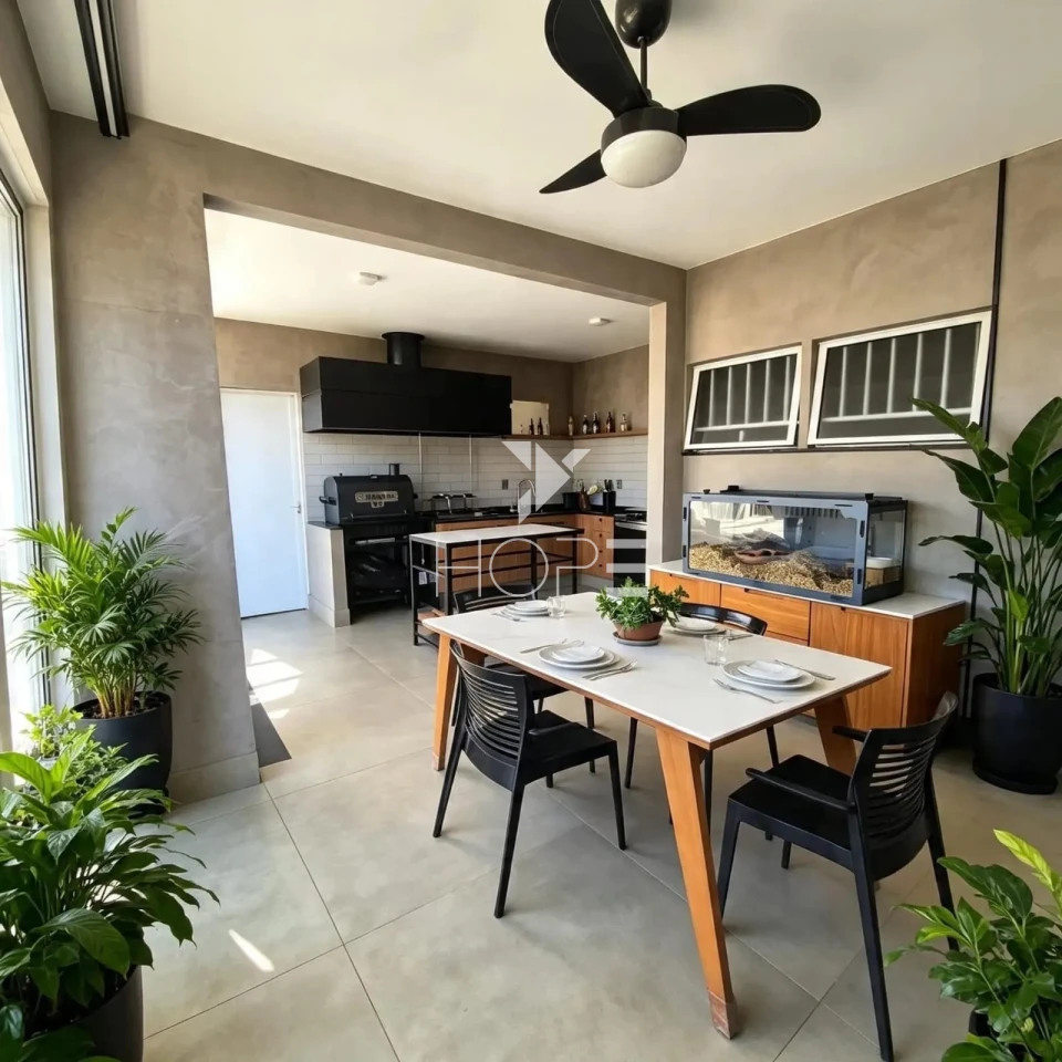 Imagens do imóveis Casa à venda com 201,60 m² - 3 quartos - 1 suíte master - espaço gourmet - terreno de 384 m² - Bairro Amaro - Londrina PR