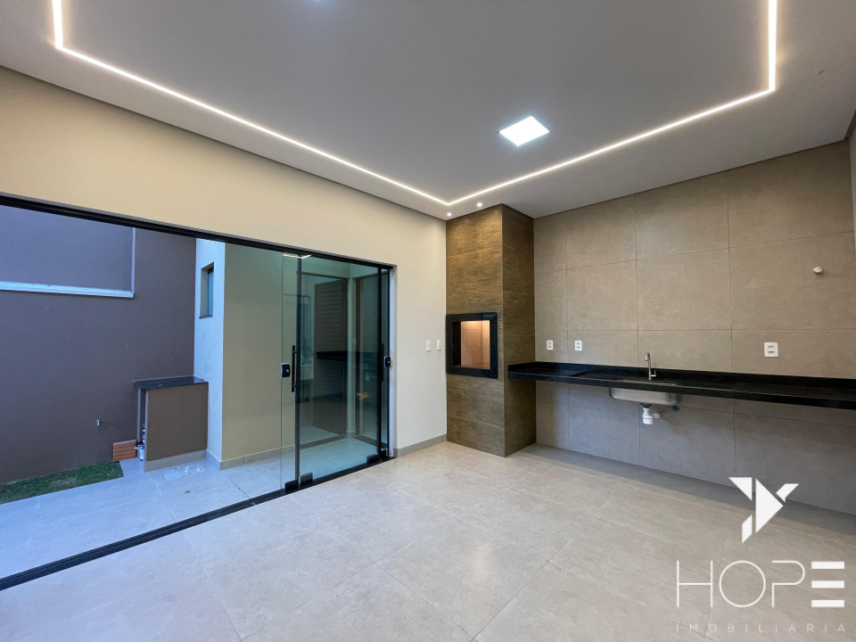 Imagens do imóveis Casa nova no  Condomínio Heimtal Park em Londrina – 3 quartos e área gourmet