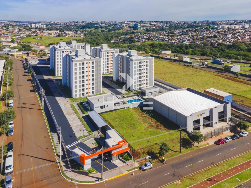 Imagens do imóveis Apartamento para Locação Solar di Milano em Londrina – 2 Quartos, 45 m², Sacada com Churrasqueira – Zona Norte