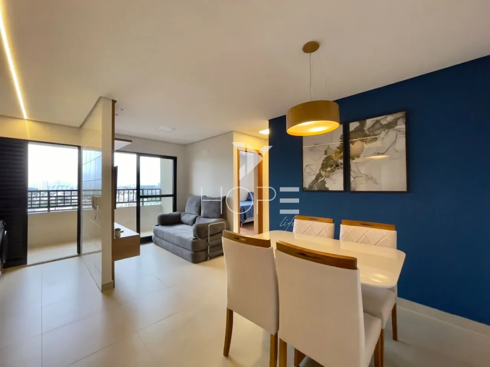 Imagens do imóveis Apartamento Mobiliado para Locação – 57m² – 2 Quartos (1 Suíte) – Residencial Le Chalet – Parque Jamaica – Zona Oeste – Londrina/PR