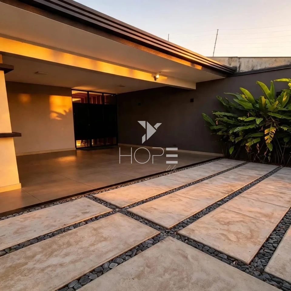 Imagens do imóveis Casa à venda com 201,60 m² - 3 quartos - 1 suíte master - espaço gourmet - terreno de 384 m² - Bairro Amaro - Londrina PR